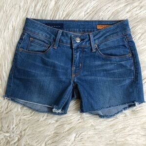 Sebastian McCall Womens Blue Classic Jean Low Rise Cut Off Denim Shorts EUC 24